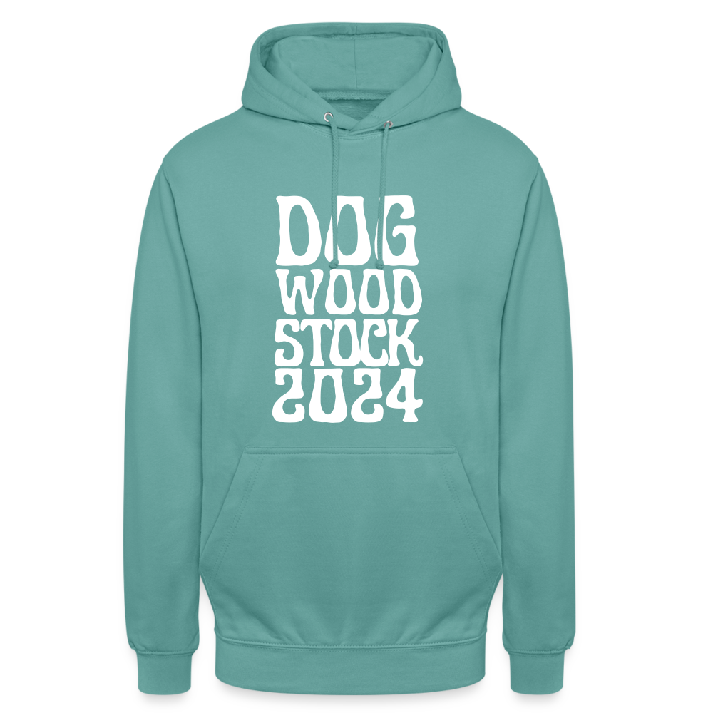 Just Hoods Unisex Hoodie DogWoodstock Schrift E Flockdruck