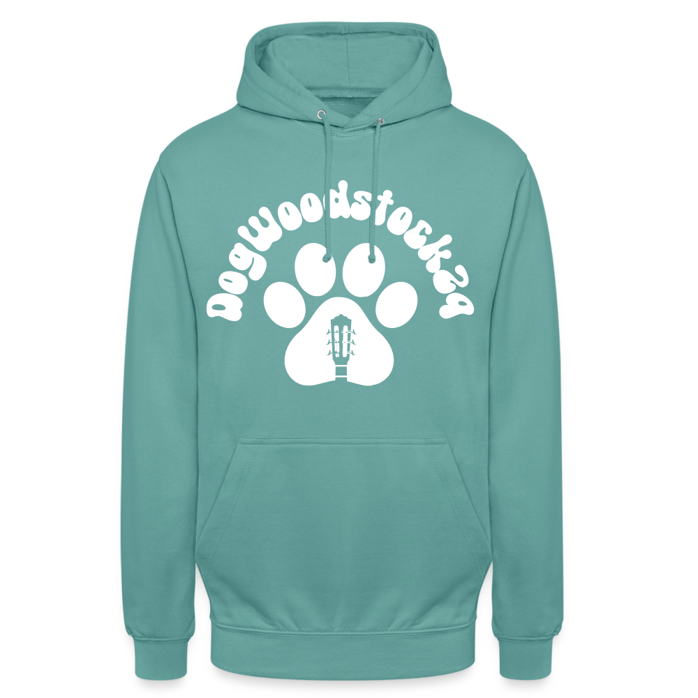 Just Hoods Unisex Hoodie DogWoodstock Pfote mit Gitarren-Cutout  Flockdruck