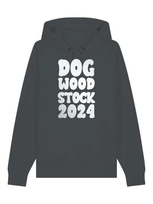 Stanley/Stella Cruiser 2.0 Hoodie DogWoodstock Schrift A blausilbern